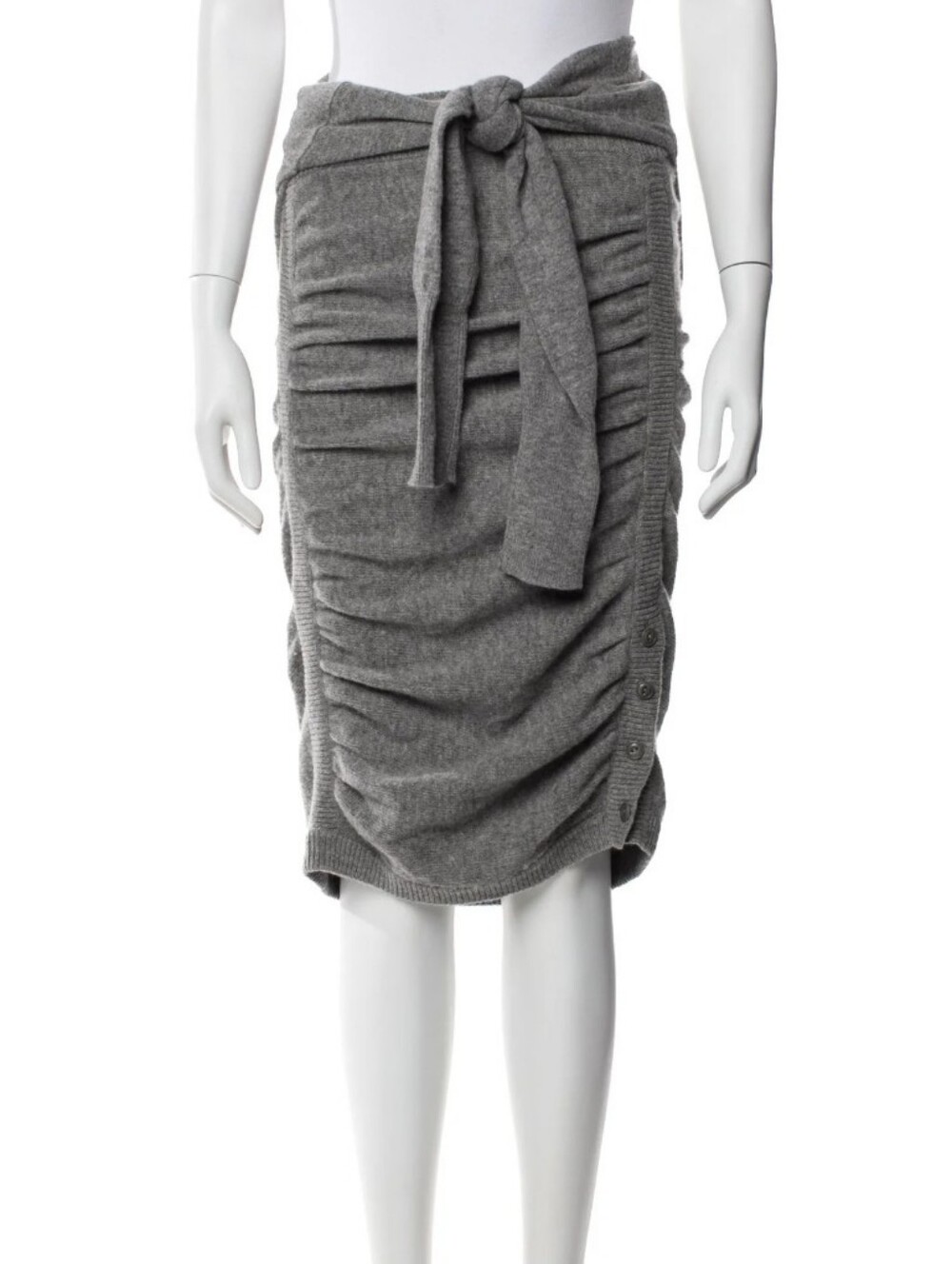 Band Of Outsiders Merino Wool Sweater Skirt Grey